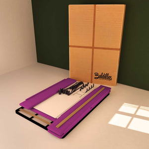 Baldiflex letto contenitore una piazza e mezza in tessuto sfoderabile Rossano fucsia scatola