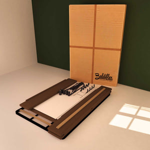 Baldiflex letto contenitore una piazza e mezza in tessuto sfoderabile Rossano marrone scatola