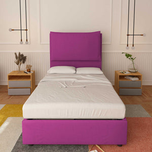 Lit sans cadre une place et demie en tissu Diana XL