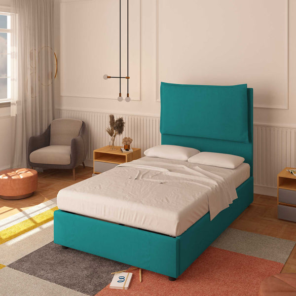 Lit sans cadre une place et demie en tissu Diana XL