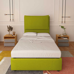 Lit sans cadre une place et demie en tissu Diana XL