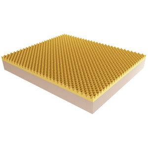 baldiflex materasso in memory bugnato 7 cm fodera aloe vera sfoderabile lastra