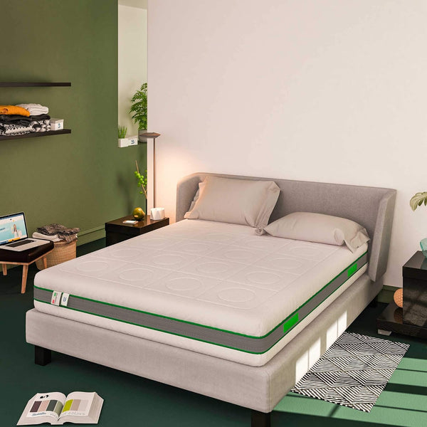 Memory mattress with 800 pocket springs, 27 cm high, Green Spring Plus
