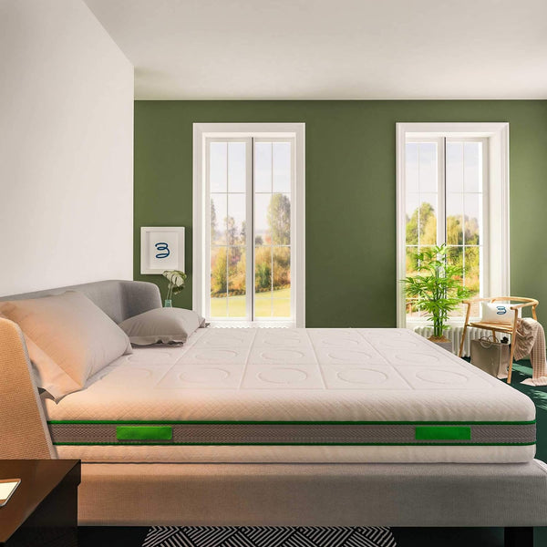 Memory mattress with 800 pocket springs, 27 cm high, Green Spring Plus