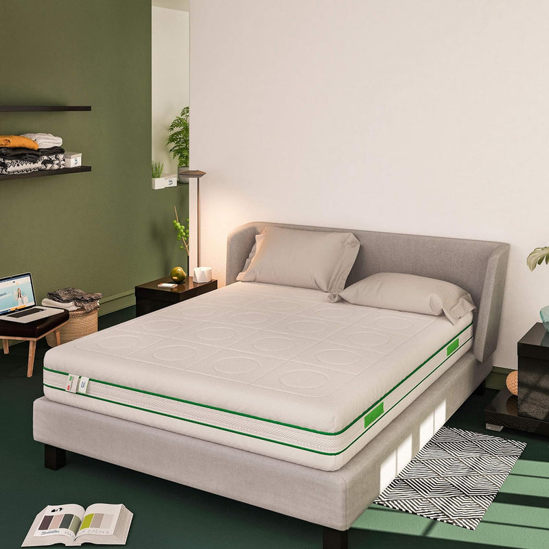 Green Spring memory mattress and 800 pocket springs, 23 cm high