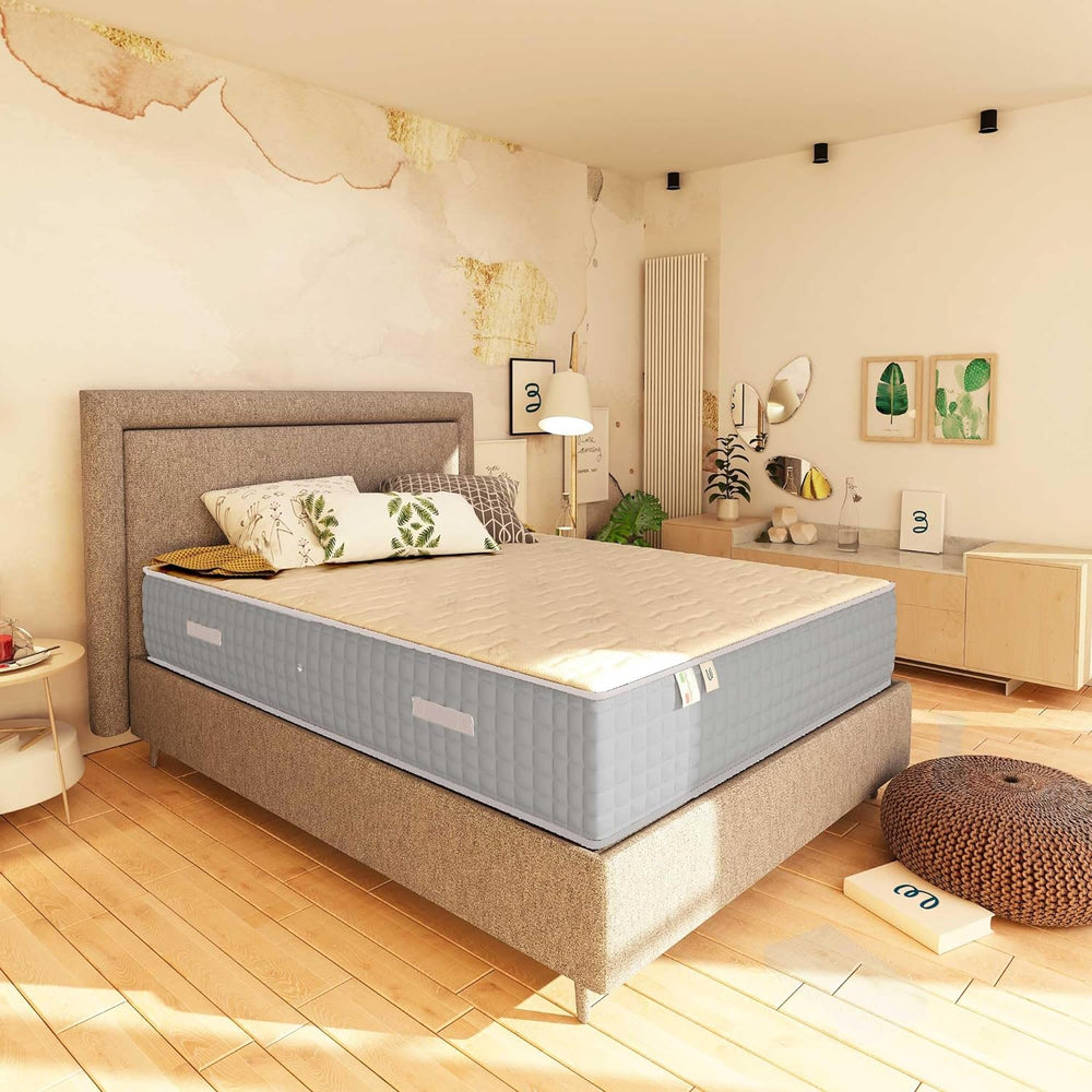 Luxury mattress with memory and 800 pocket springs, 25 cm high