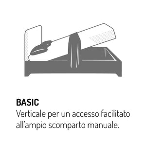 baldiflex letto mistral in legno e tessuto rete basic