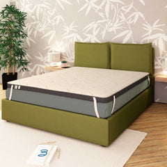 baldiflex topper in memory fodera bamboo da destra