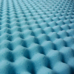 Topper in memory con lavorazione massaggiante Plus