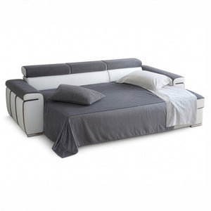 Boretto corner sofa bed with peninsula