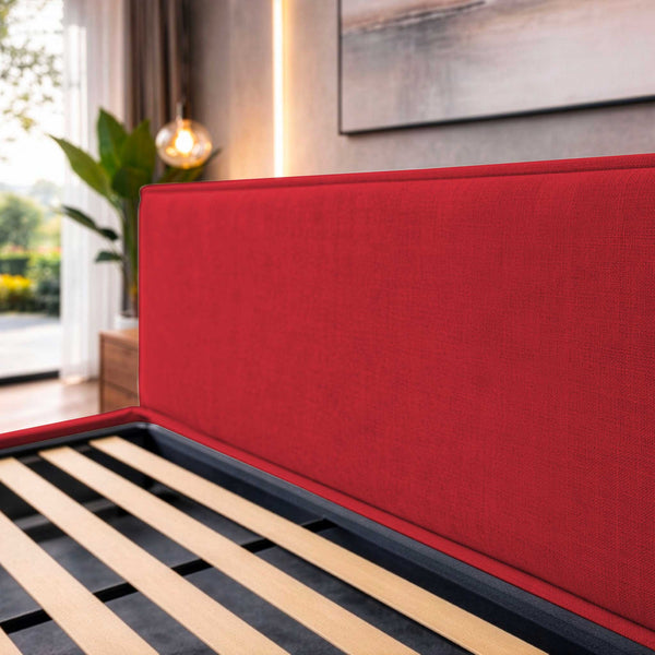 Letto contenitore in tessuto sfoderabile Chantal