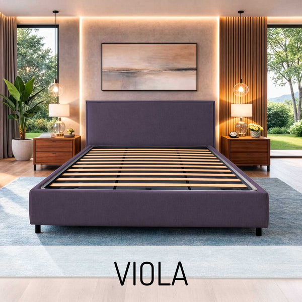 Letto contenitore in tessuto sfoderabile Chantal