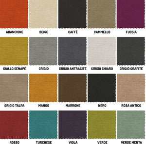 Letto contenitore in tessuto sfoderabile Aurora