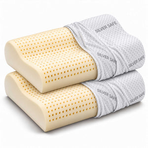 Pair of latex neck pillows