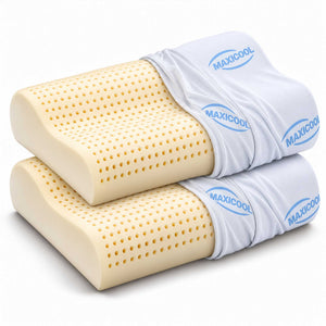 Pair of latex neck pillows