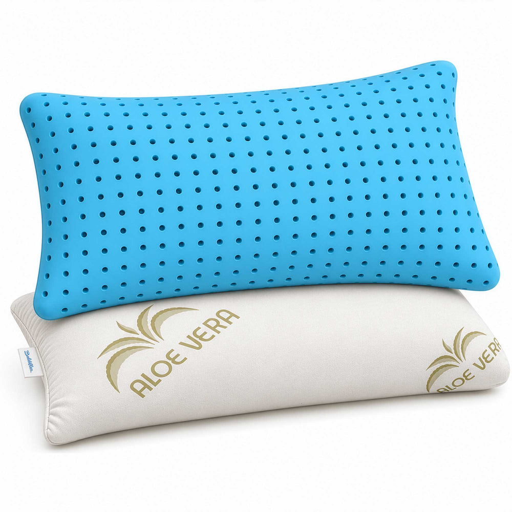 Pair of perforated fresh memory soap cushions
