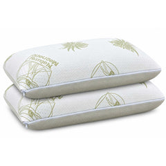 Paire de coussins savon en mousse à mémoire avec housse en Aloe 3D