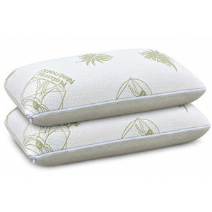 Paire de coussins savon en mousse à mémoire avec housse en Aloe 3D