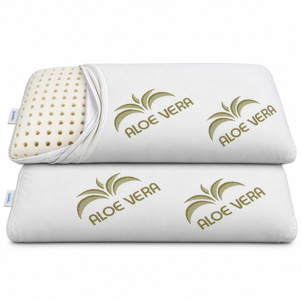 coppia cuscini saponetta lattice lastra disteso