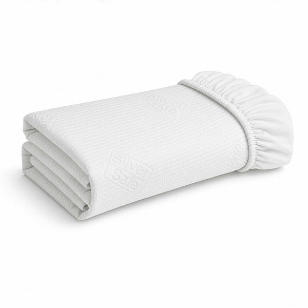Coprimaterasso idrorepellente con angoli elastici