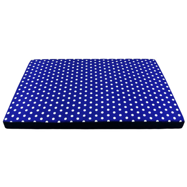 Cuccia cani da interno blu a pois Cuccioletti Berny