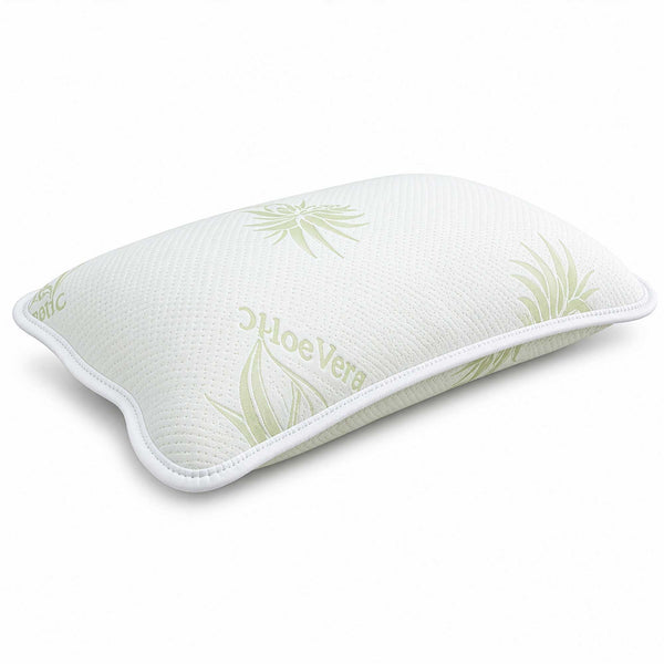 cuscino fiocco aloe vera vista frontale