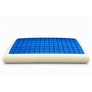 Coussin mémoire et gel respirant