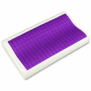 Paire d'oreillers cervicaux en mousse à mémoire de forme et gel Higel
