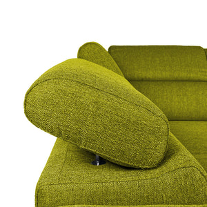 Canapé-lit d'angle avec deux poufs cubes Gregory