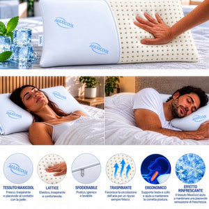 ingografica cuscino lattice saponetta fodera maxicool