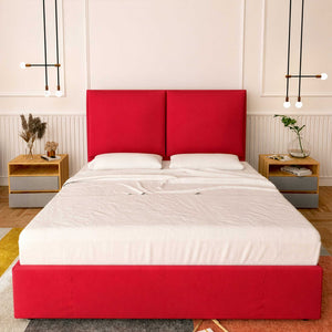 Letto contenitore king size / queen size in tessuto Licia XL