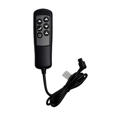 Wired control panel for motorized bed base