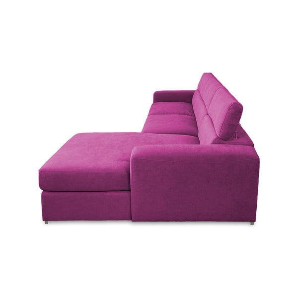 Corner sofa bed with Rachel chaise lounge