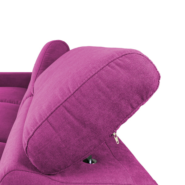 Corner sofa bed with Rachel chaise lounge