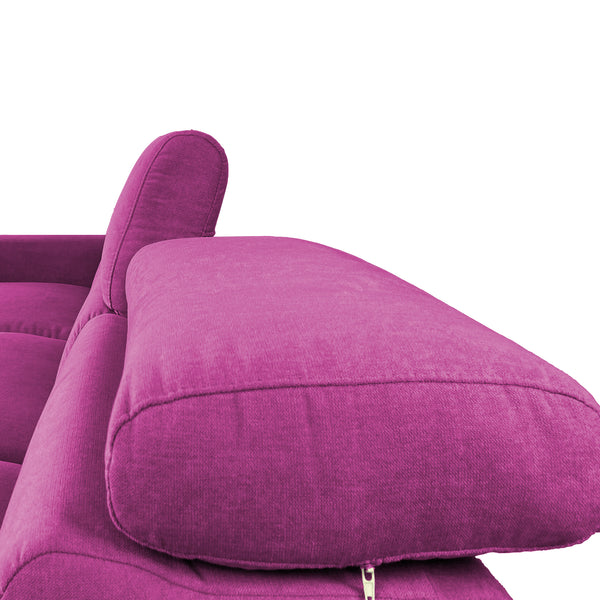 Corner sofa bed with Rachel chaise lounge