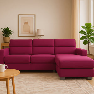 Corner sofa bed with Rachel chaise lounge