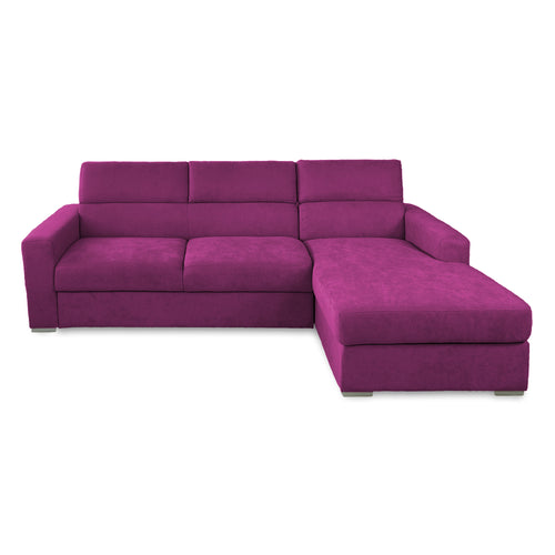Corner sofa bed with Rachel chaise lounge