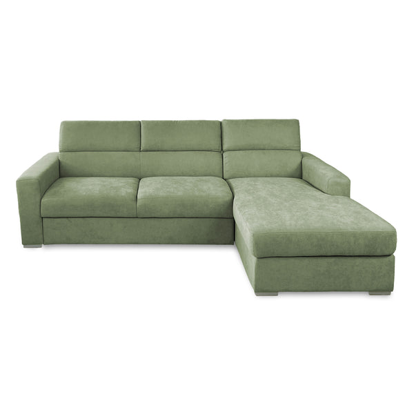 Corner sofa bed with Rachel chaise lounge