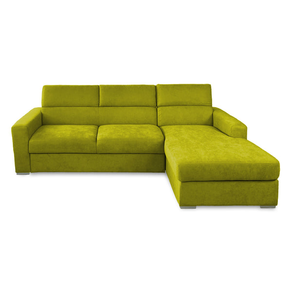 Corner sofa bed with Rachel chaise lounge