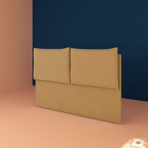 baldiflex testata letto king size ecopelle beige Licia