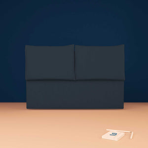 baldiflex testata letto matrimoniale ecopelle blu notte Licia