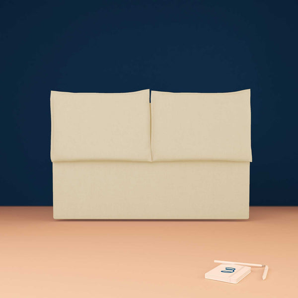 baldiflex testata letto matrimoniale ecopelle crema Licia