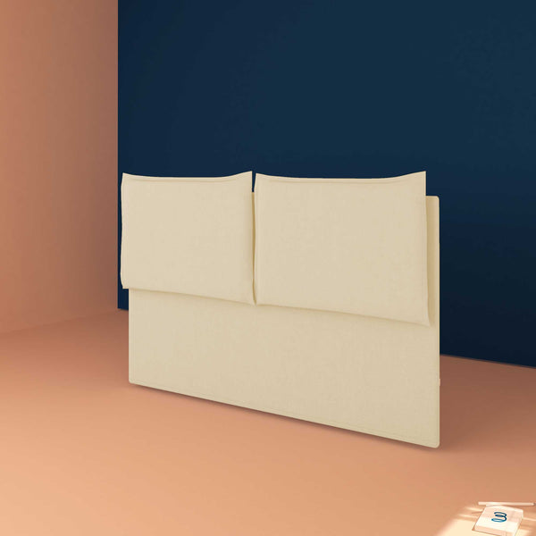 baldiflex testata letto king sieze ecopelle crema Licia