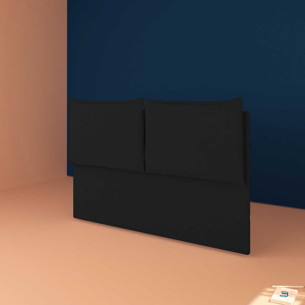 baldiflex testata letto king size ecopelle nero Licia