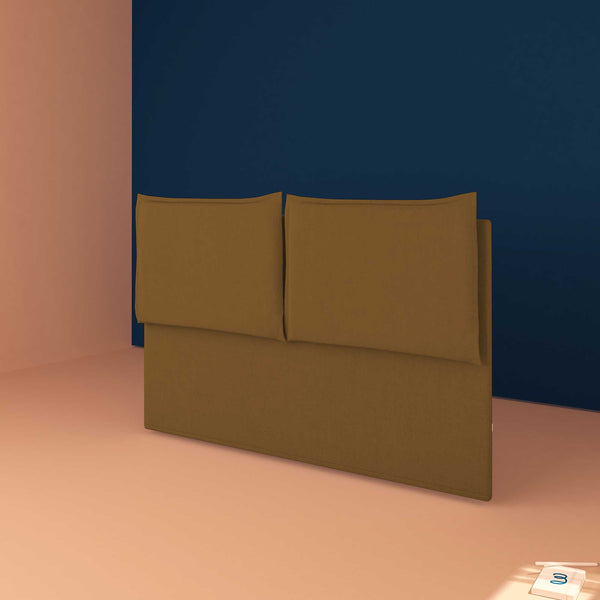 baldiflex testata letto king size ecopelle nocciola Licia