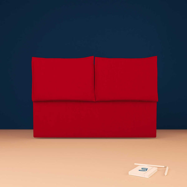 baldiflex testata letto matrimoniale ecopelle rosso Licia