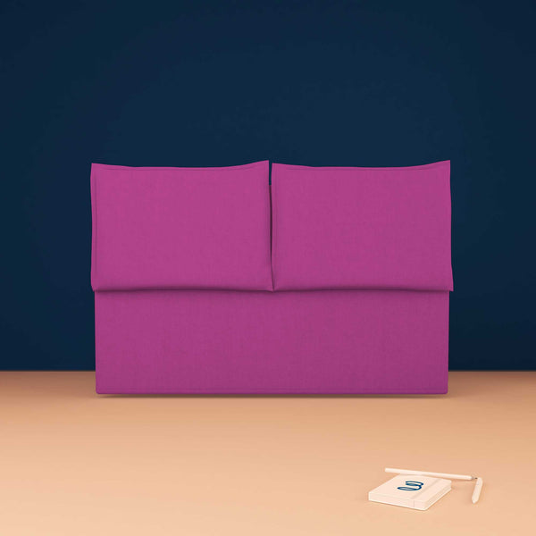 baldiflex testata letto matrimoniale tessuto fucsia Licia