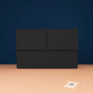 baldiflex testata letto matrimoniale tessuto nero Licia