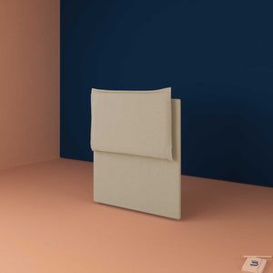 baldiflex testata letto piazza e mezza ecopelle beige chiaro Licia