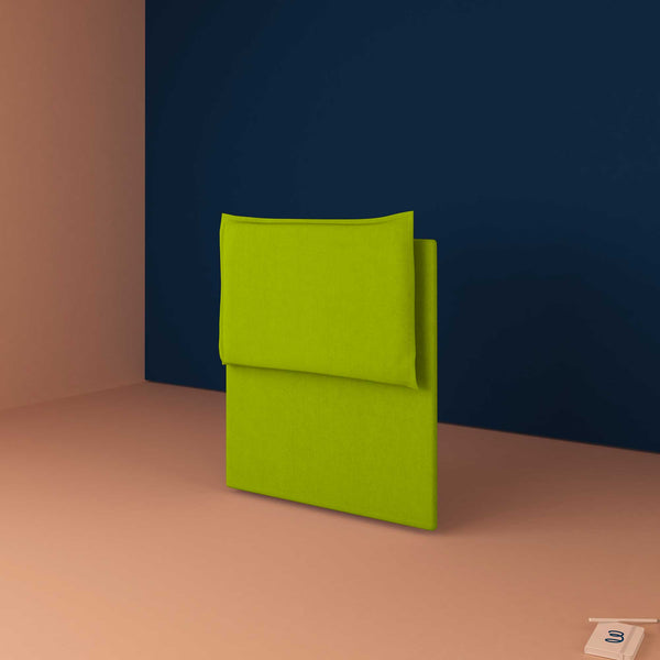 baldiflex testata letto piazza e mezzo ecopelle verde mela Licia